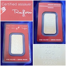 Lingot Argent Pur 20g Argor