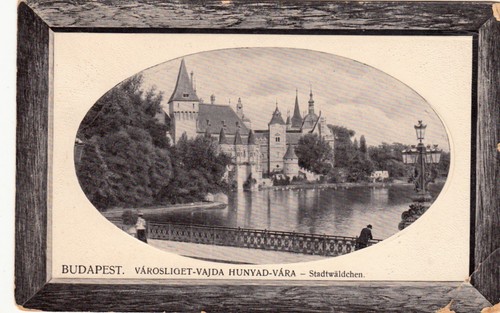 Old post card - post, hongrie