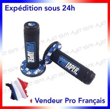 Paire de poignées Pro Taper Bleu pour Moto-cross Honda Cr 125