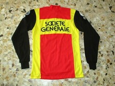 Maillot jersey shirt trikot maglia ancien cyclisme SOCIETE GENERALE NICE 70 80's