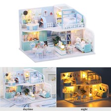 DIY Miniature Dollhouse Kit Miniature Maison Kit 3D Réaliste En Bois Maison