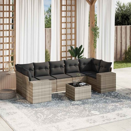 Salon jardin avec - avec, coussins