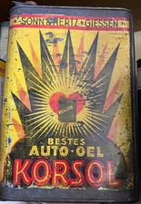 ancien bidon huile. Rare.