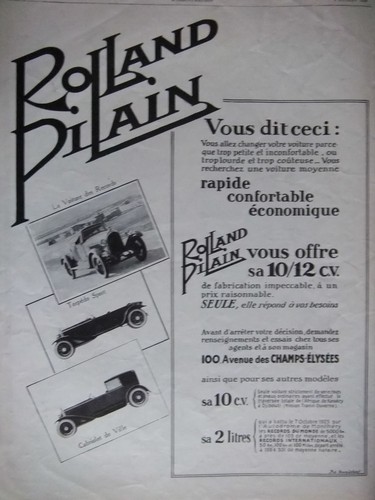 Publicité presse 1926 - publicitÉ,