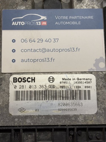 Calculateur moteur renault - moteur,