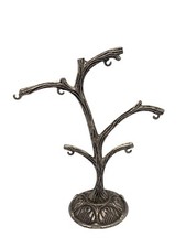 Arbre Porte Photo Bijoux Ancien Vintage Métal France 
