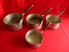 série de 4 casserolles en