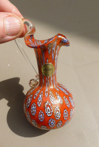 Joli vase murano millefiori - murano,
