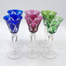 Service six verres à liqueur