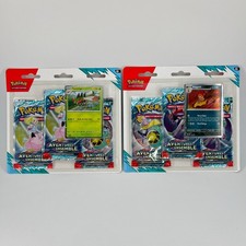Pokémon TCG Lot de 2x Tripack EV09 Aventures Ensemble Artset Neuf Scellé Cartes