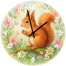 Horloge murale en verre