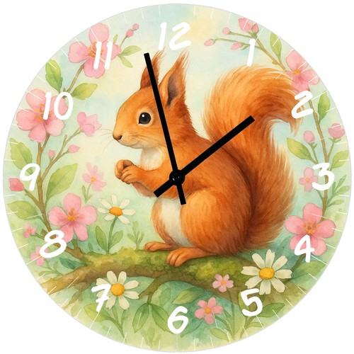 Horloge murale verre - horloge, en