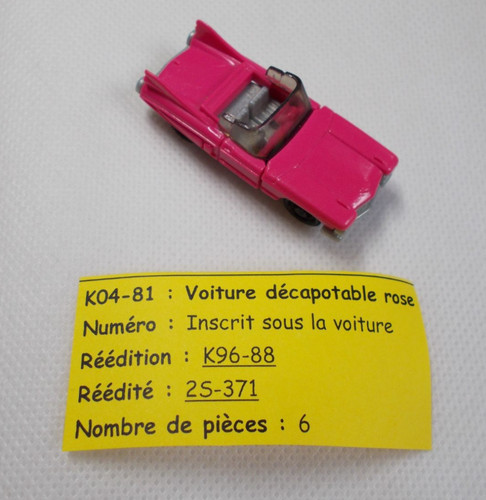 Kinder voiture décapotable - kinder,