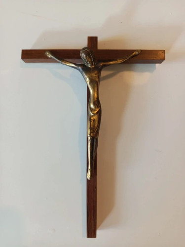 Croix murale ancienne bois - , et