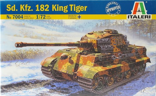 Italeri king tiger kit - italeri, 1:72