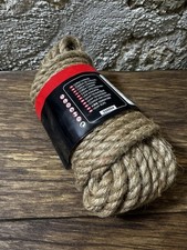 CORDE DE CHANVRE - 10mm x 10m - Résistance 60kg- 3 Brins