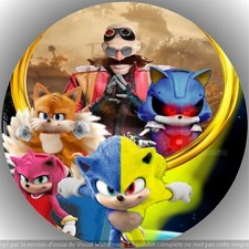 Sonic.  Décoration de gâteau