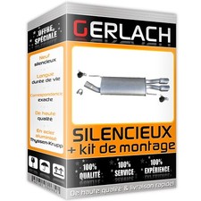 Pour Vw Golf III 3 2.0 GTI 16V 2.8 VR6 92-97 echappement silencieux arriere 941