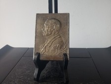 Plaque En Étain Art Déco