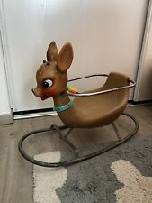 cheval à bascule ancien Faon