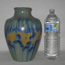 imposant vase en céramique de Pierrefonds émail à cristallisations