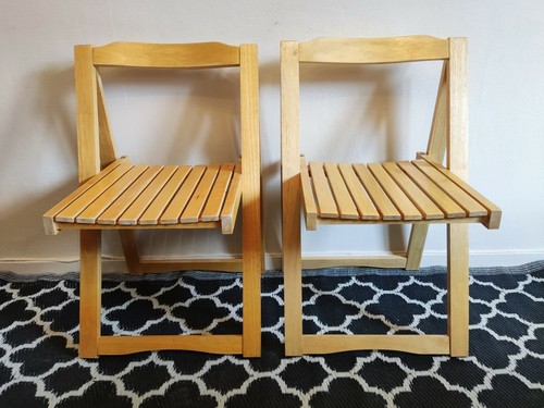 Chaises pliantes bois - chaises,