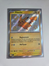 Carte Pokemon PIKACHU 131/091 HOLO SHINY EV4.5 Destinées de Paldea PAF FR NEUF
