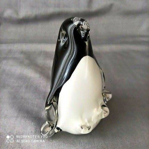 Pingouin verre souffle - souffle, "