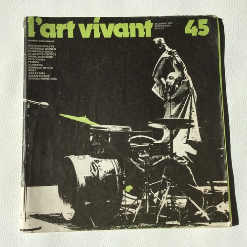 Art vivant 1973 - l'art,