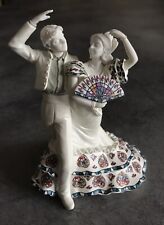 FIGURINE décorative DANSE FLAMENCO En Résine NADAL, Espagne , Collection 15,5 Cm