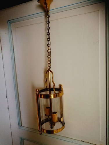 Lanterne bronze doré - en,