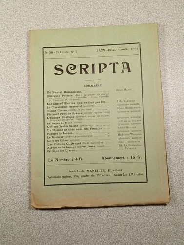 Scripta 7e année - 7e,
