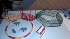 CIRQUE AMAR  CIRQUE PINDER   LOT  CIRQUE  GRADINS  CAGE  VEHICULES  MINIATURES