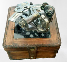 Sextant en laiton massif