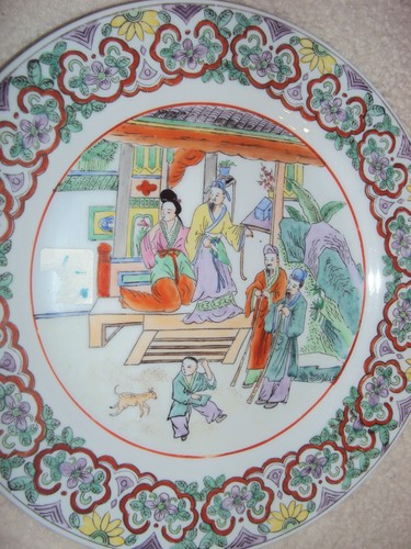 Tres belle assiette chinoise - belle,