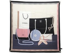 NEUF FOULARD CHANEL SAC ET