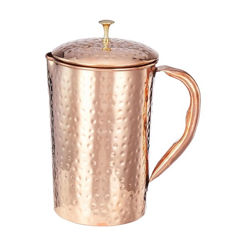 Cruche cuivre pur - cuivre, martelé