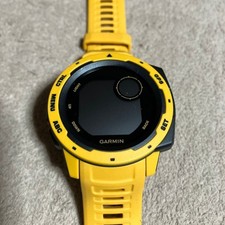 Montre connectée Garmin Instinct Sunburst jaune fonctionne vérifié Occasion...
