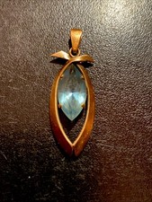 Rare Ancien Pendentif French Antique Plaqué Or