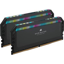 Corsair DOMINATOR PLATINUM RGB DDR5 - 64 Go (2 x 32 Go) - 5200 MT/s C40 - Noir