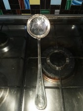 1 Grande Louche de table en métal argenté 12g Saint Medard