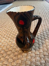 Cruche Kercy Quimper par Simone Carrié pour Elchinger (Années 1950)