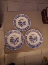 Rivanel 3 Assiettes Plates Décor Champêtre Diamètre 24 Cm