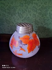 Pique Fleurs  Vase Vintage en Pate de verre et Signé Belval 