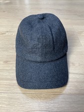 Casquette Loro Piana Laine Gris Réglable