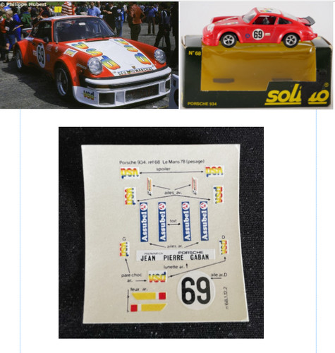 Decal additif porsche 934 vsd - additif,