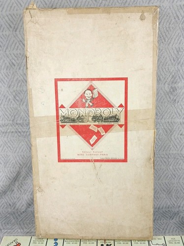 Jeu société monopoly vintage - société,