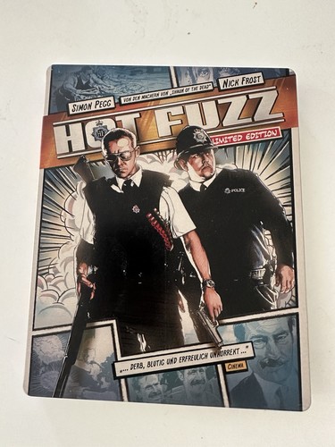 Hot fuzz steelbook - -, blu-ray