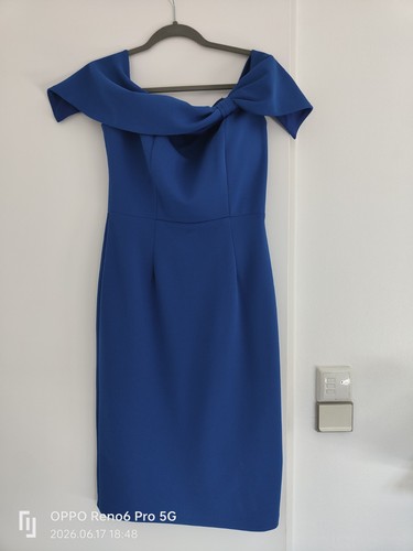 Robe bleue longue - mi, frank