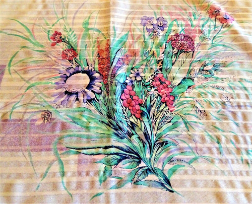 Foulard vintage olga greco - foulard,
